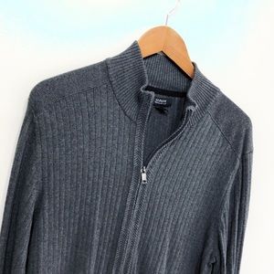 Alfani Gray Ribbed Sweater